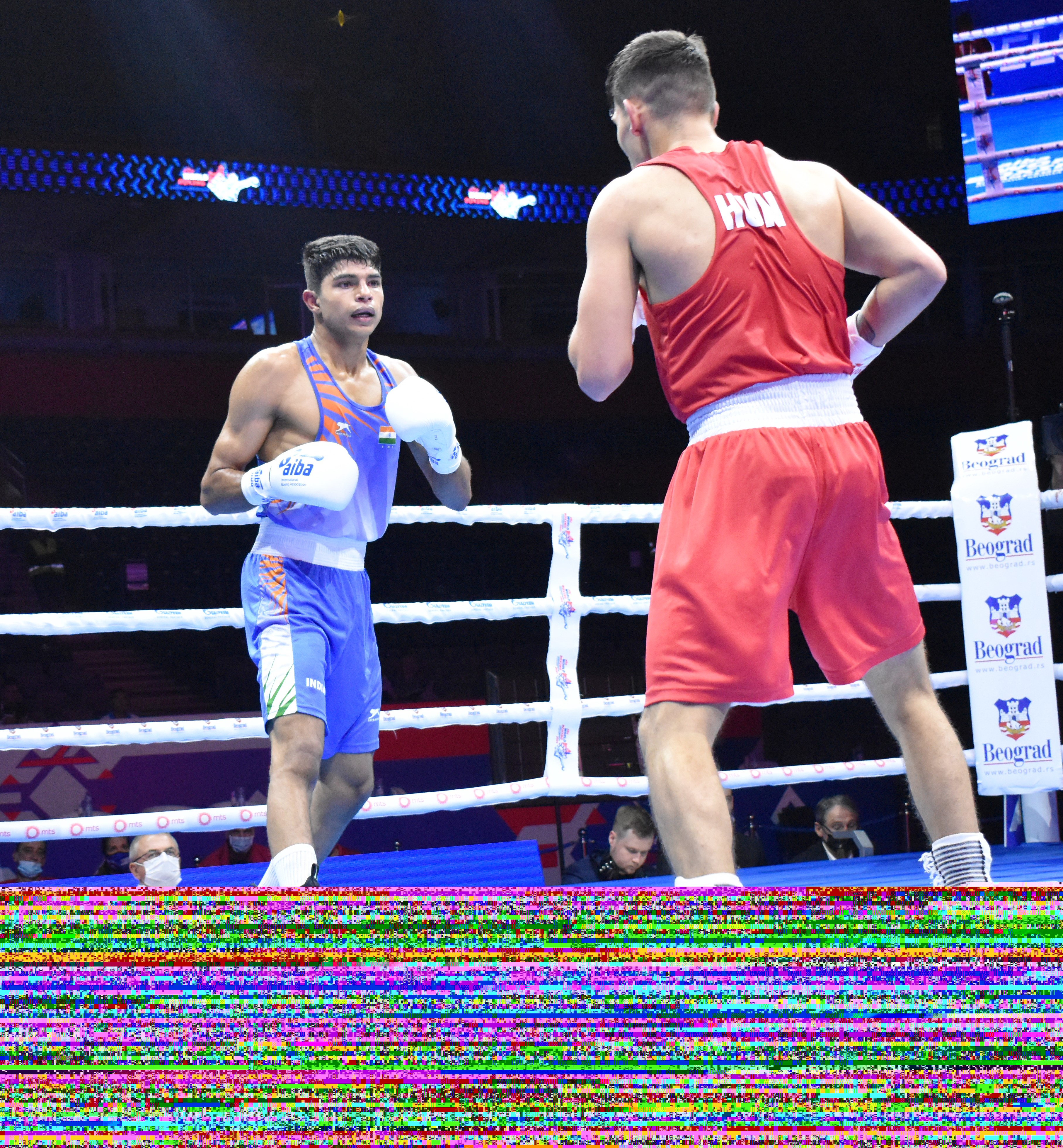 AIBA Men's Boxing Championship | Nishant Dev registers thumping victory in opening round