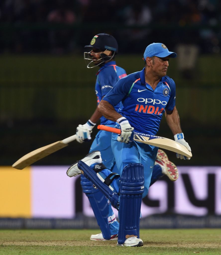 WATCH | MS Dhoni gets a lucky escape during his innings against Sri Lanka