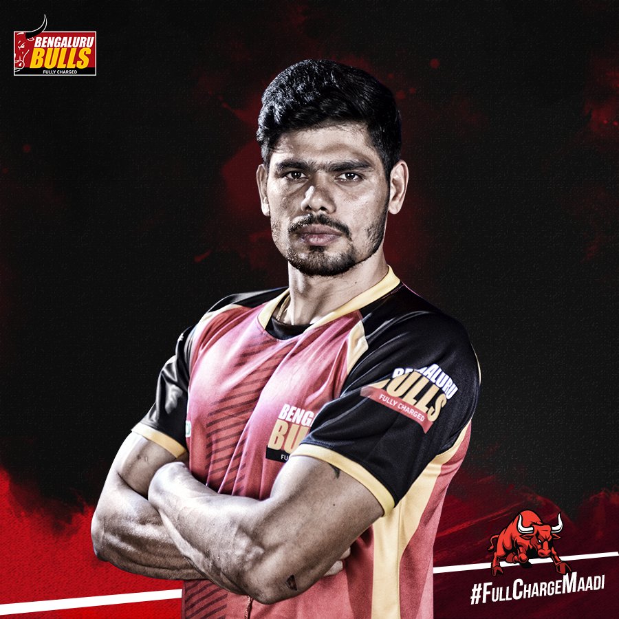 PKL 2017 | Rohit Kumar inspires Bengaluru Bulls’ 31-20 victory over Telugu Titans