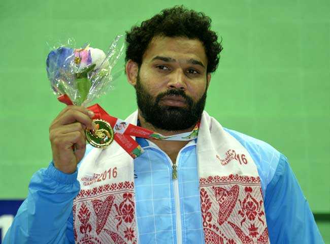 CWG 2018 | Mausam Khatri wins silver in men's 97 kg freestyle