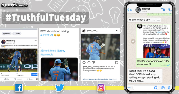 Truthful Tuesday | BCCI should stop retiring jerseys, starting with MS Dhoni’s No.7