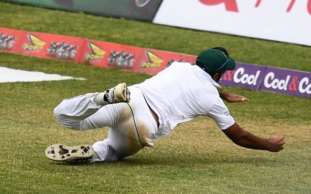 WATCH | Wahab Riaz takes brilliant catch to dismiss Roston Chase