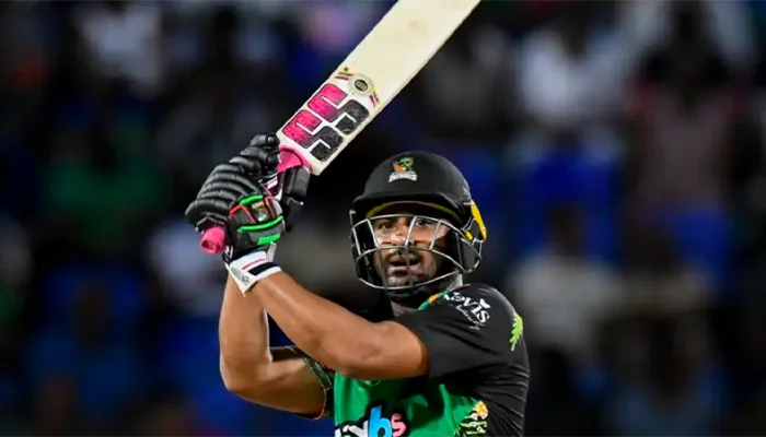 Ambati Rayudu in Caribbean Premier League.