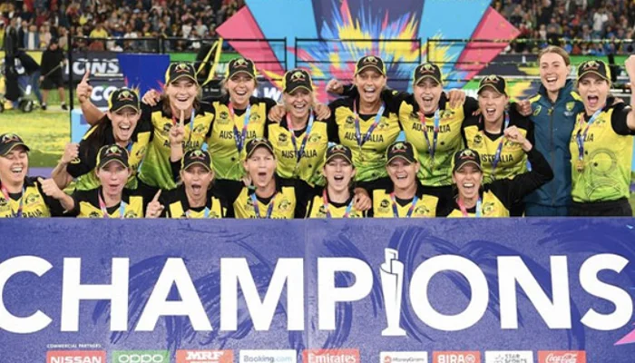 Australia Women’s team after the T20 World Cup win.