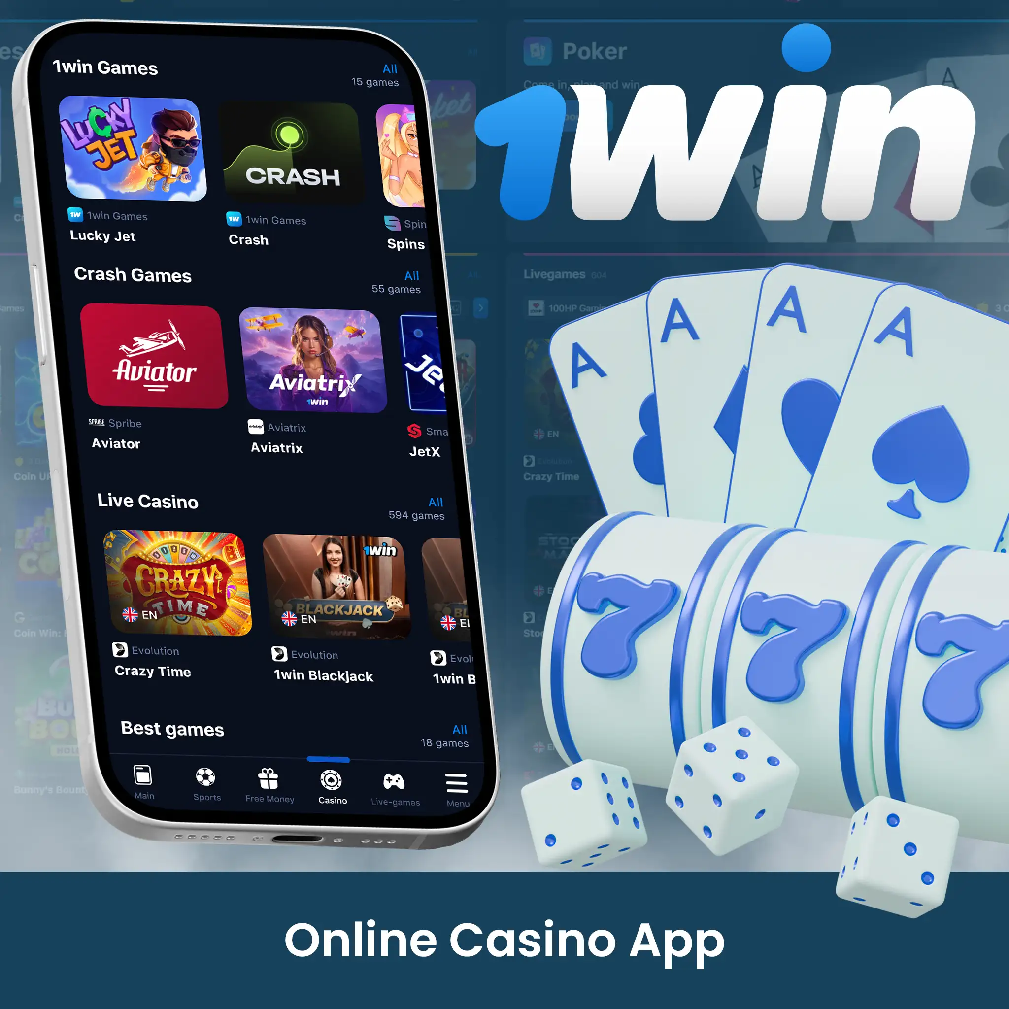 1win Casino App.