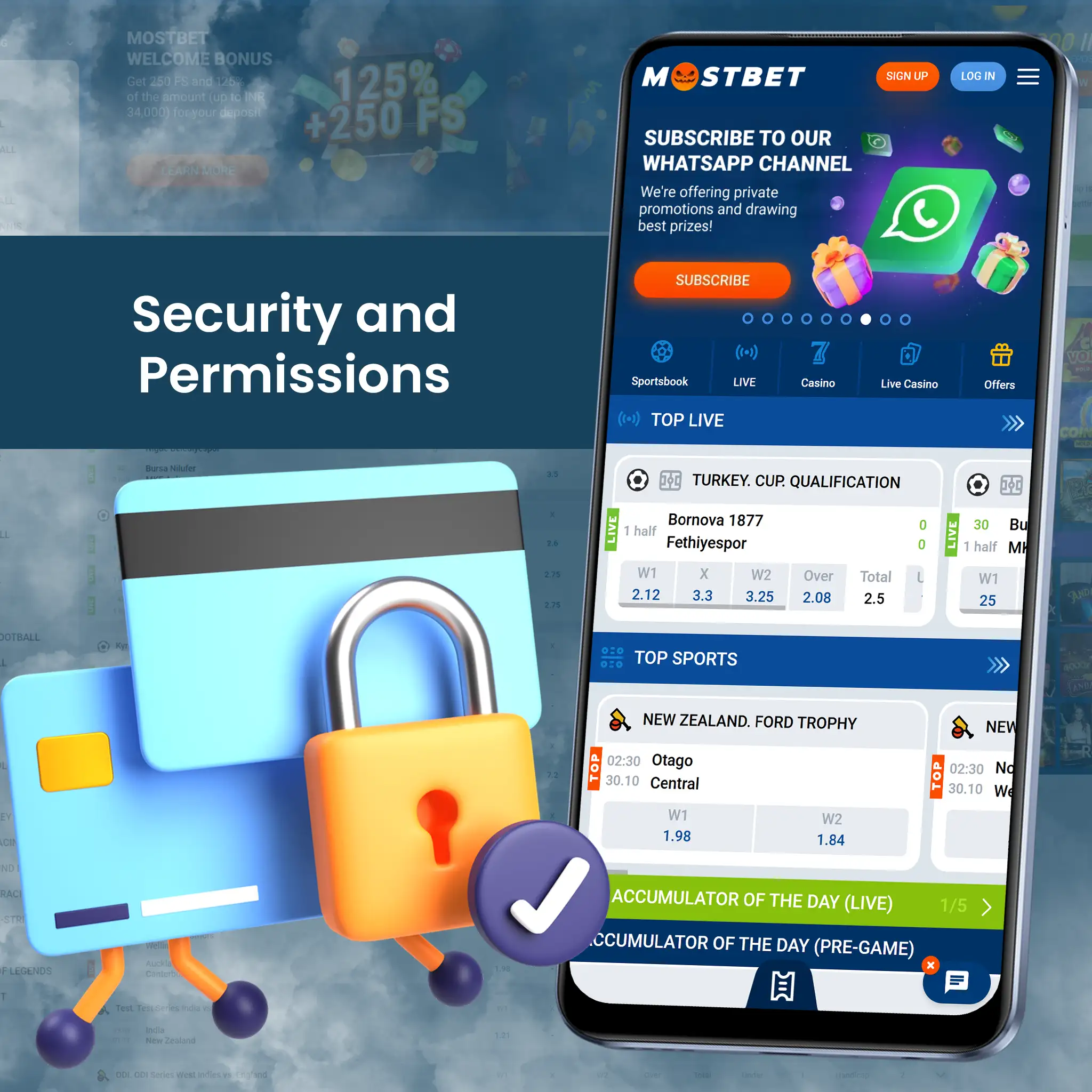 Security and App Permissions.