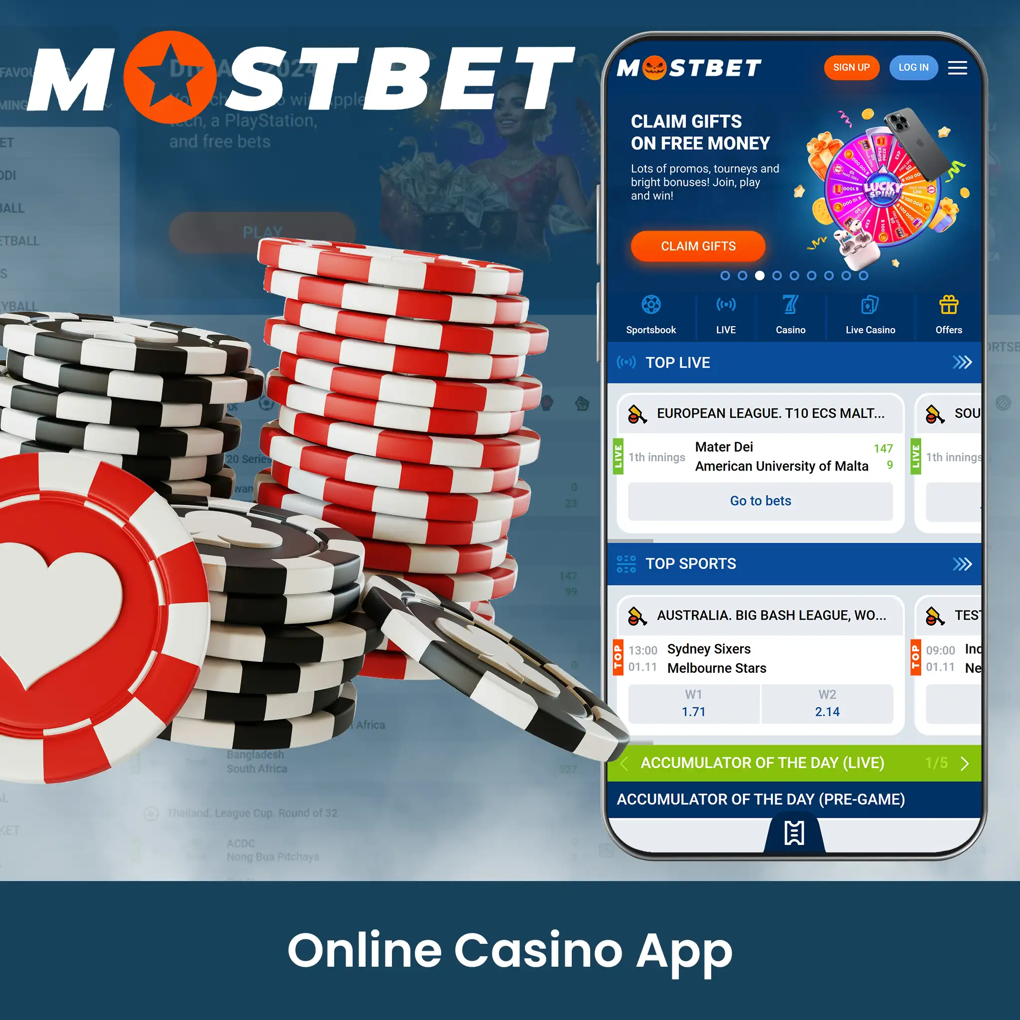 Mostbet Casino App.