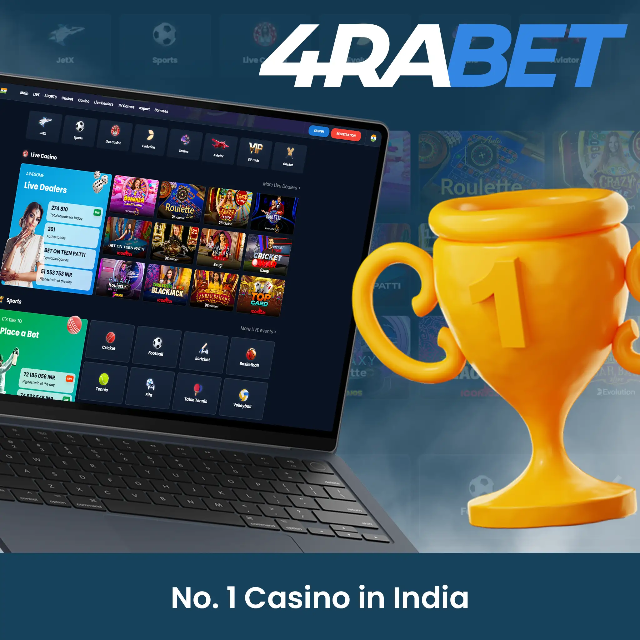 No. 1 Casino in India by SportsCafe.