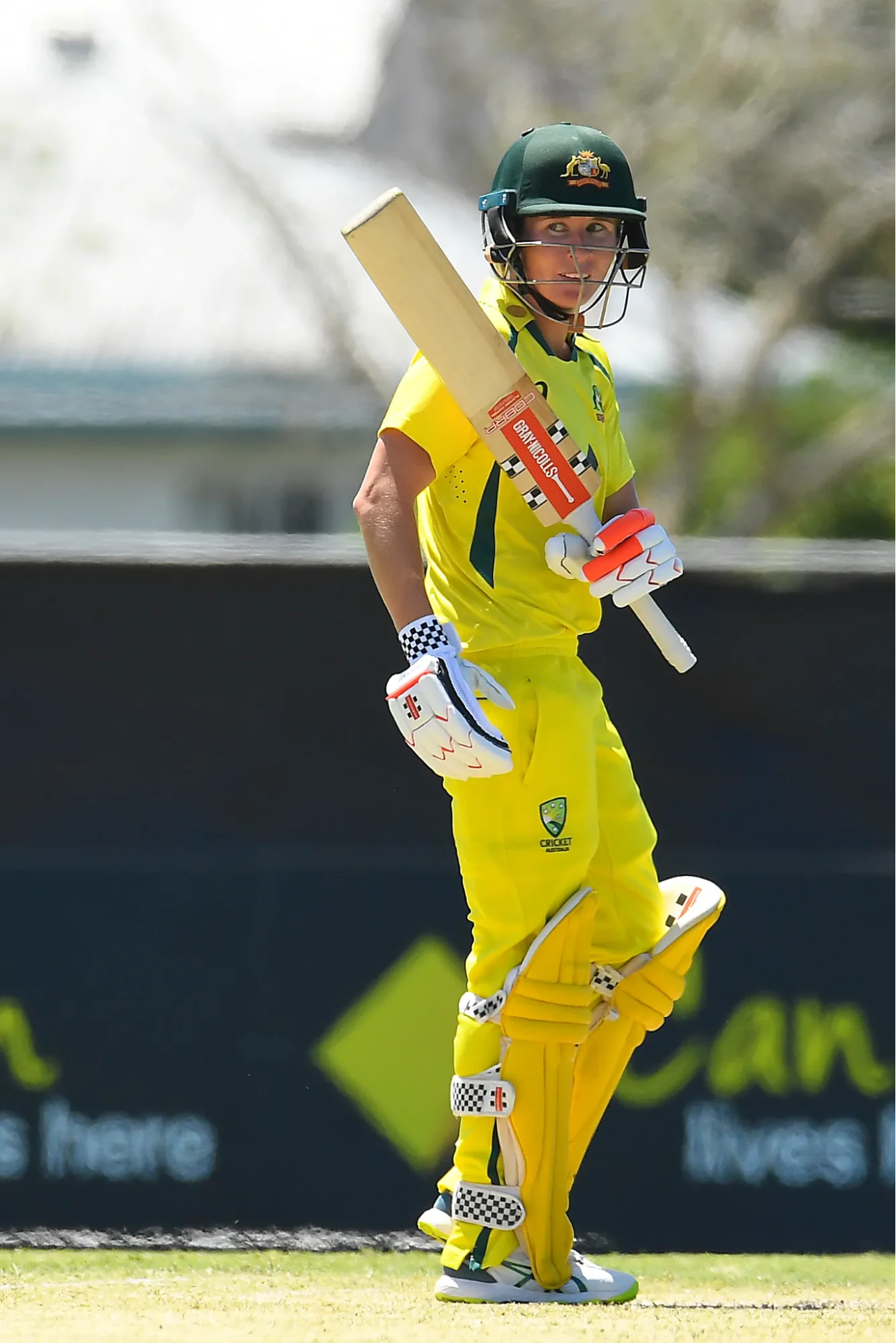 Beth Mooney celebrating her half-century.