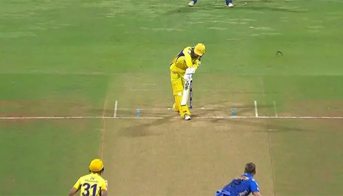 Conway’s wicket at which the DRS was unavailable.