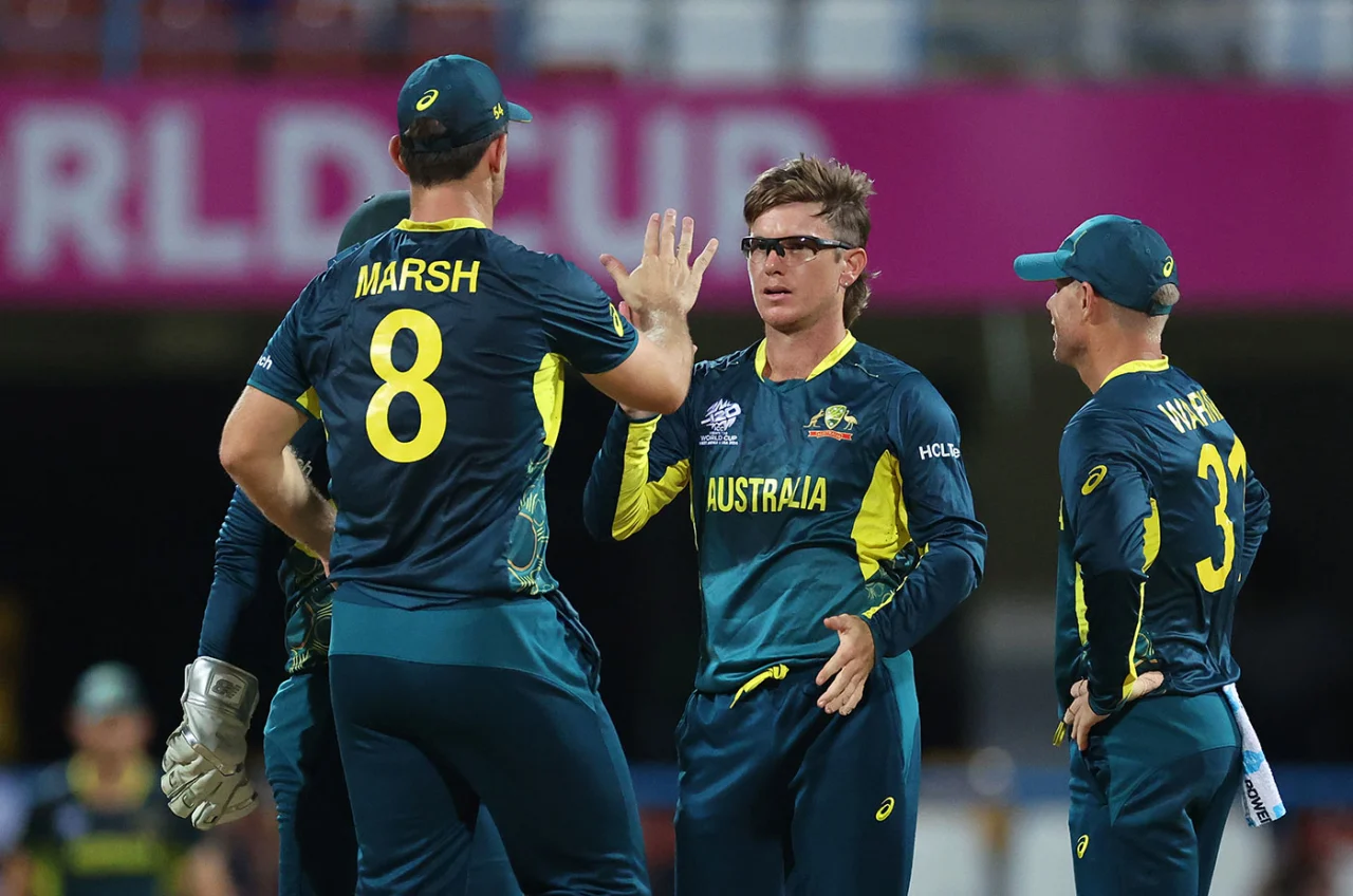 AUS vs NAM | Adam Zampa's four-fer alongside Travis Head special dismantles Namibia