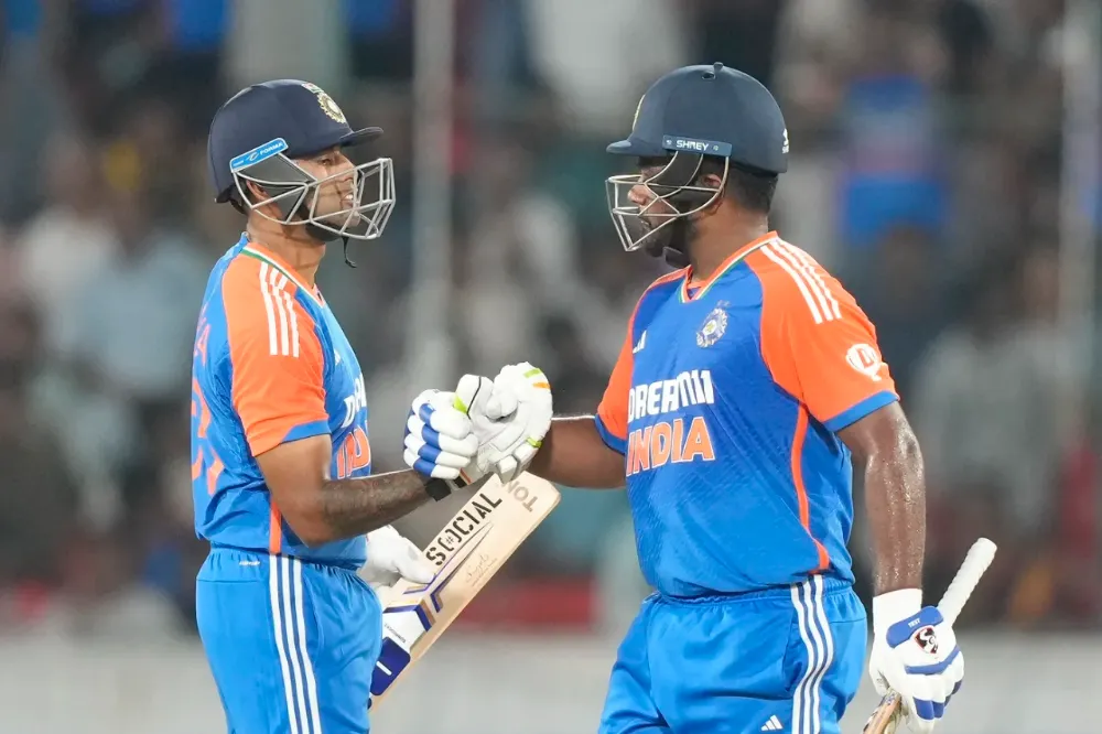 IND vs BAN | Twitter and Surya share a heartfelt moment for Samson following his stellar century departure