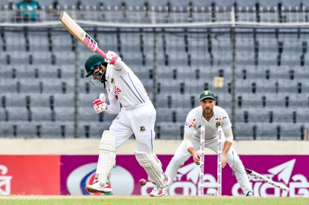 WATCH, BAN vs SA | Mushfiqur Rahim's halfhearted drive meets Rabada's fury as middle stump takes flight