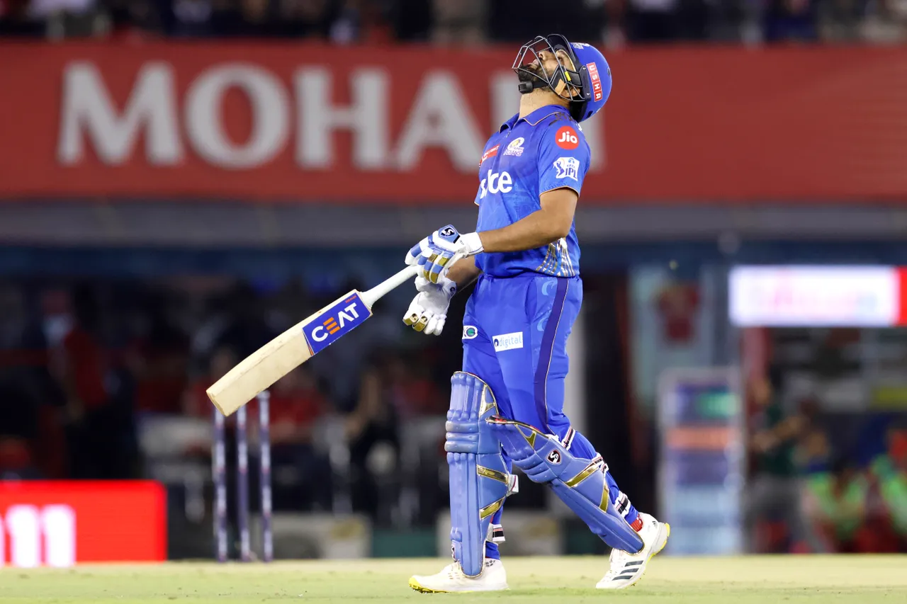 IPL 2023, PBKS vs MI | Twitter trolls 'Hitman' Rohit for transforming into 'Duckman' with 15th duck 