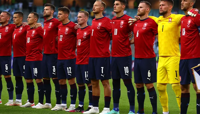 Czech Republic players during EURO CUP 2020.