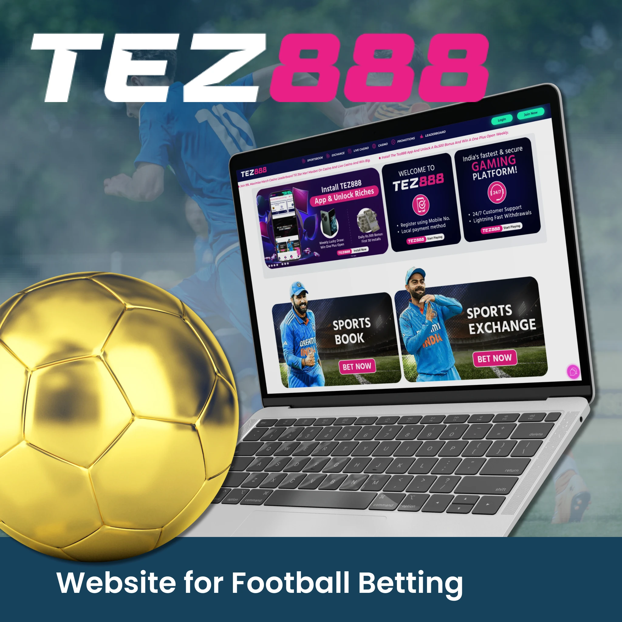 Tez888 offers an exceptional platform for football betting devotees.