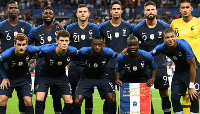 France team during the 2022 FIFA World Cup.