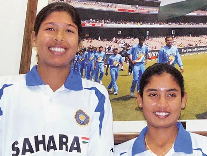 Jhulan Goswami and Mithali Raj together in the photo shoot.