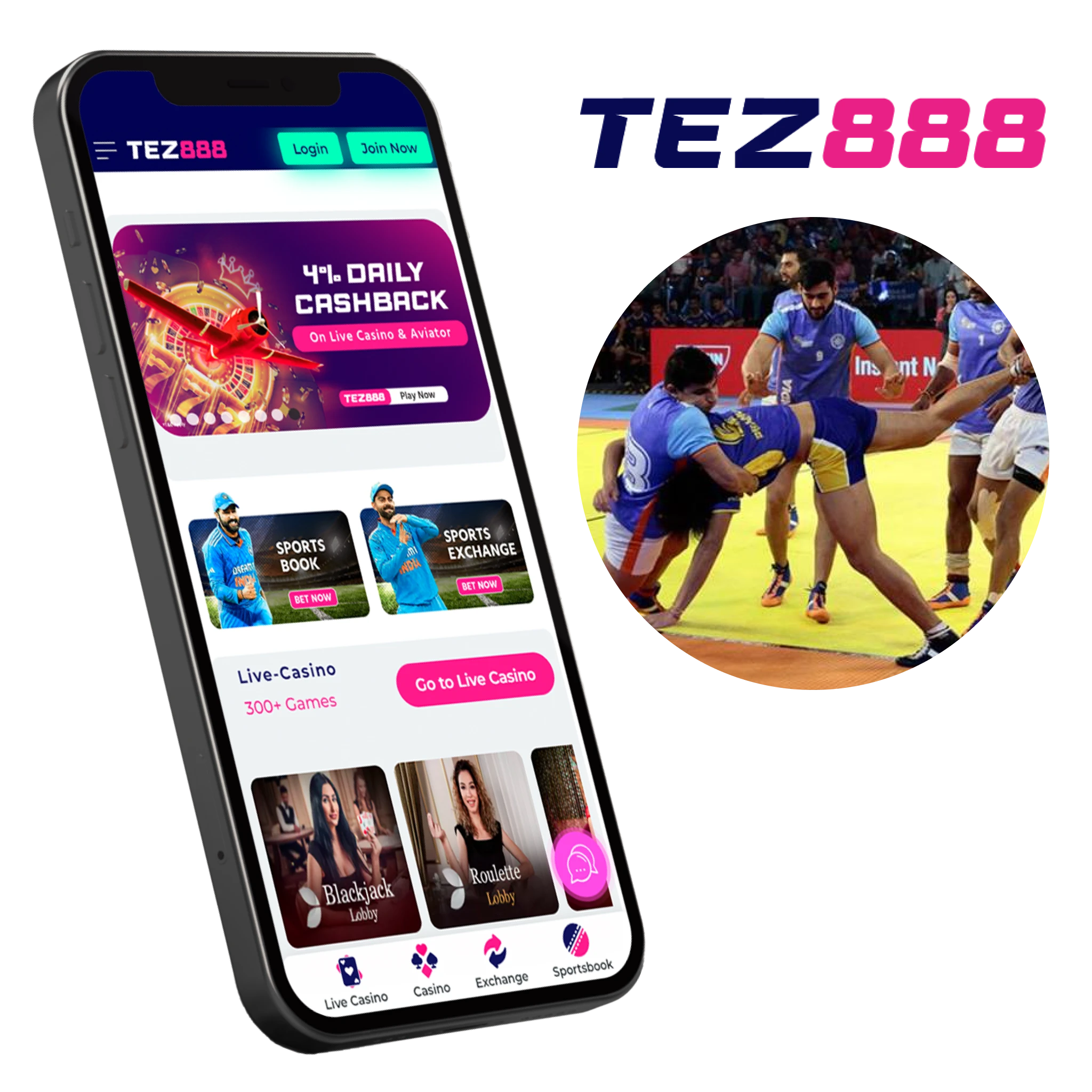 Tez888 app presents a compelling option for Kabaddi fans, with its simple interface and diverse betting options.