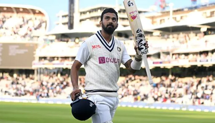 KL Rahul scored 129 runs in the first innings of the match against England.