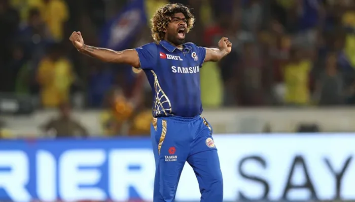 Lasith Malinga in IPL for Mumbai Indians.