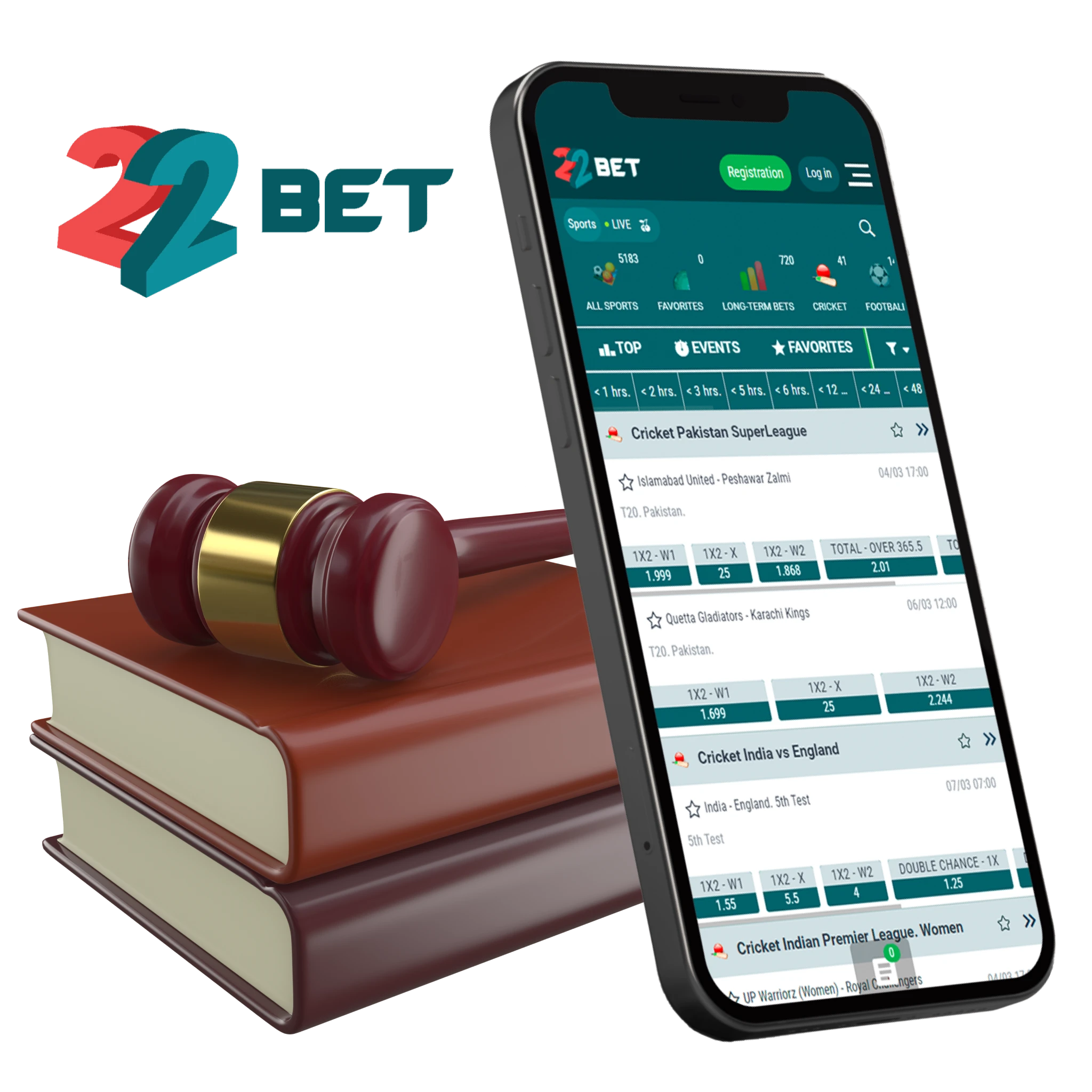 22bet app provides cricket fans with a seamless and exciting betting experience.