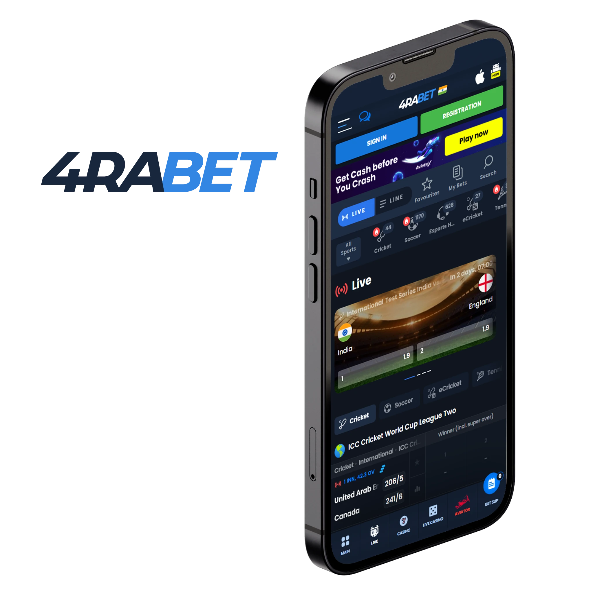 4rabet app provides a diverse range of online betting options, catering to the preferences of a wide audience.