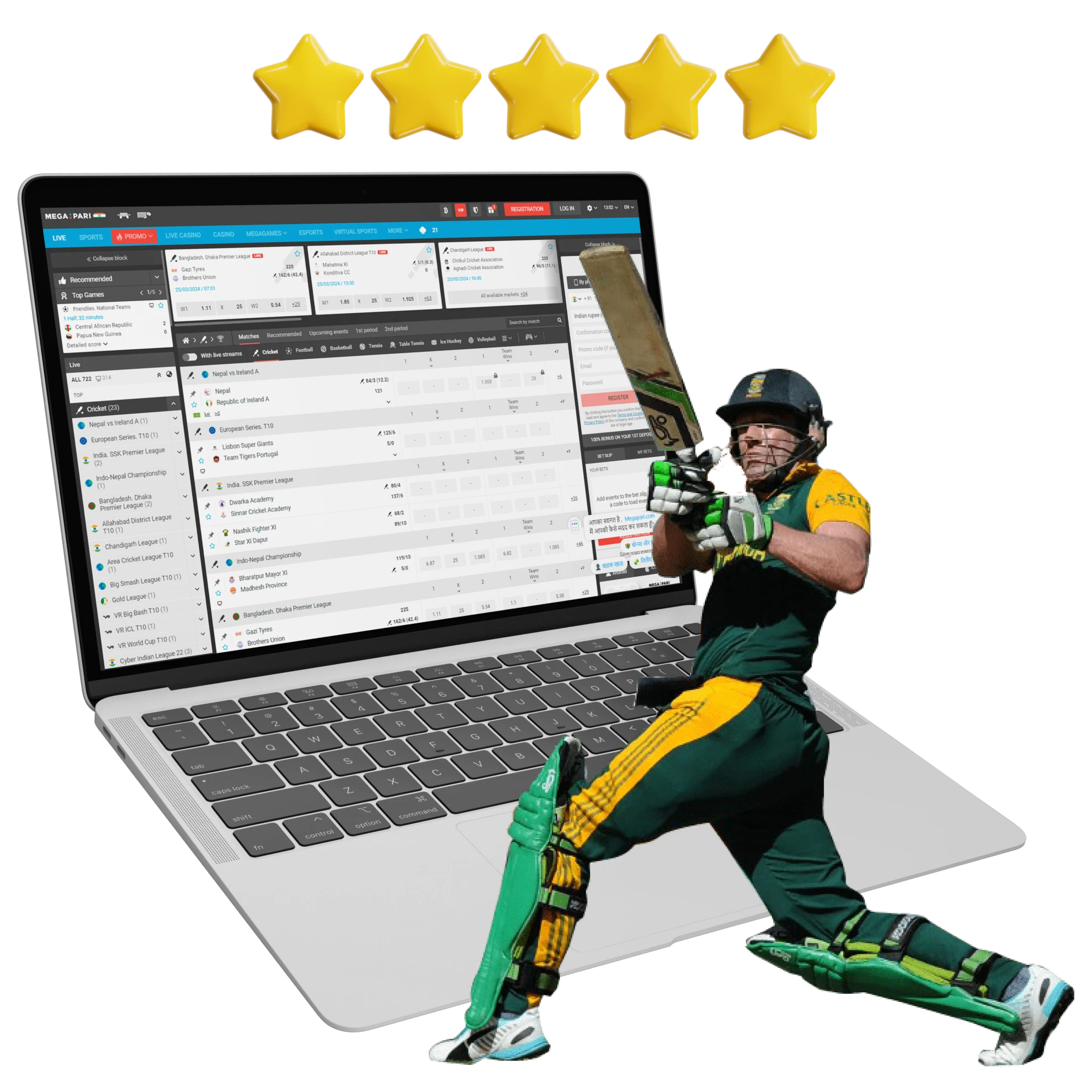 Live Cricket Betting Sites