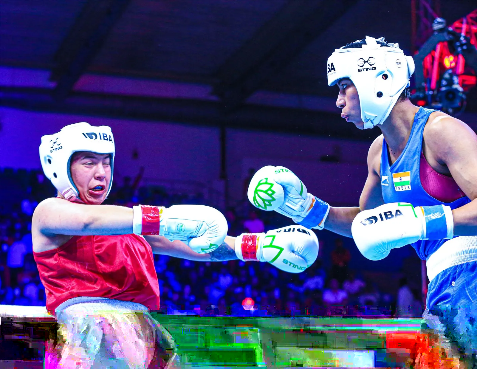 WATCH | Lovlina Borgohain's left hand jab rattles Mexican boxer Vanessa Ortiz 