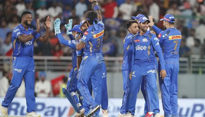 Mumbai Indians in IPL 2024.