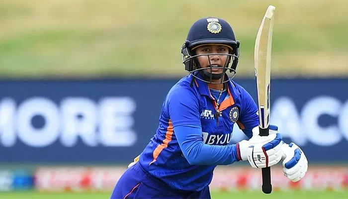 Mithali Raj playing for India Women in the World Cup.