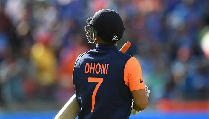 MS Dhoni’s jersey number 7.