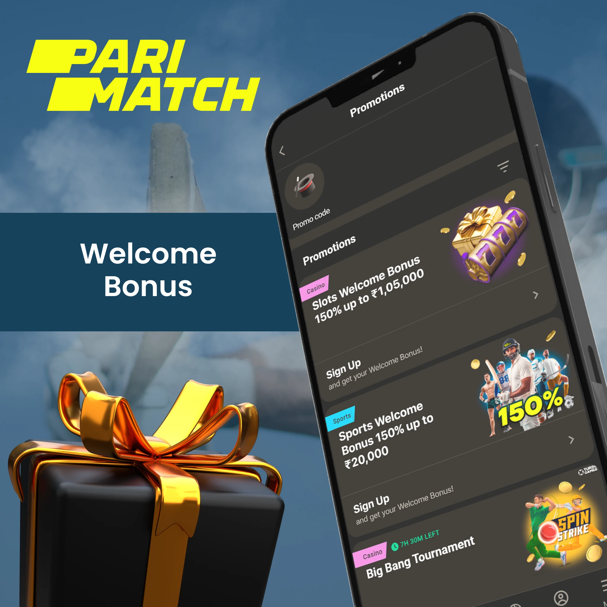 Terms and conditions for using the generous welcome bonus from Parimatch