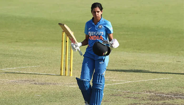 Priya Punia celebrating her match-winning knock.