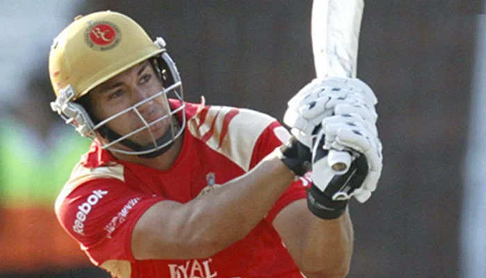 Ross Taylor playing for Royal Challengers Bangalore in the 2009 season.