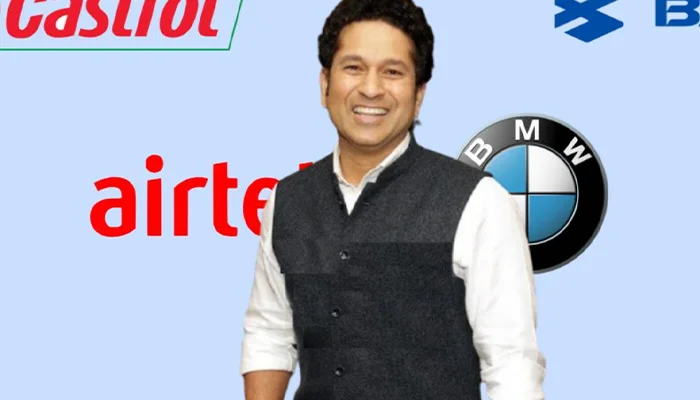 Sachin Tendulkar during brand endorsements.