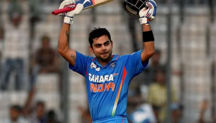 Virat Kohli during his knock against Pakistan in Asia Cup.