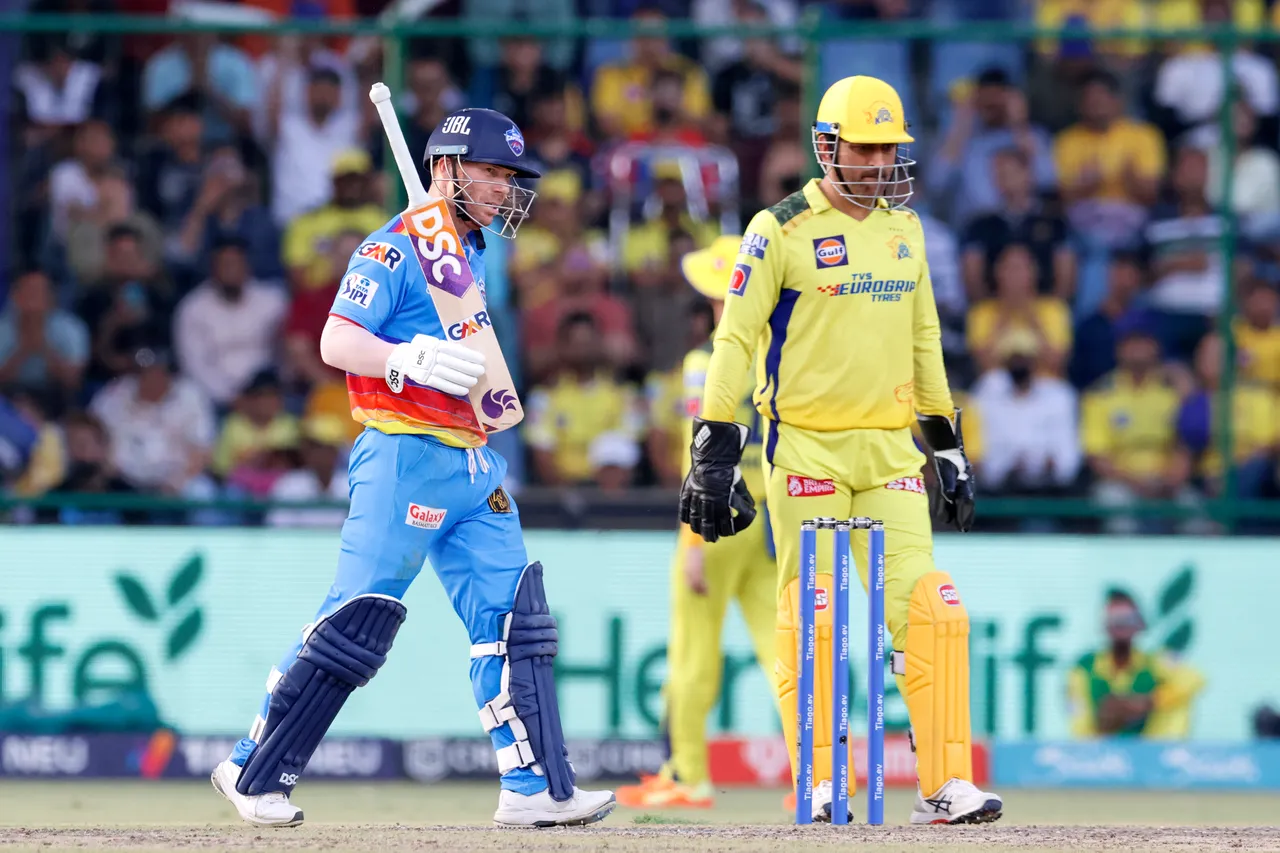 IPL 2023, DC vs CSK | Twitter in splits over David ‘Rajput’ Warner tempting Ravindra Jadeja with trademark sword celebration